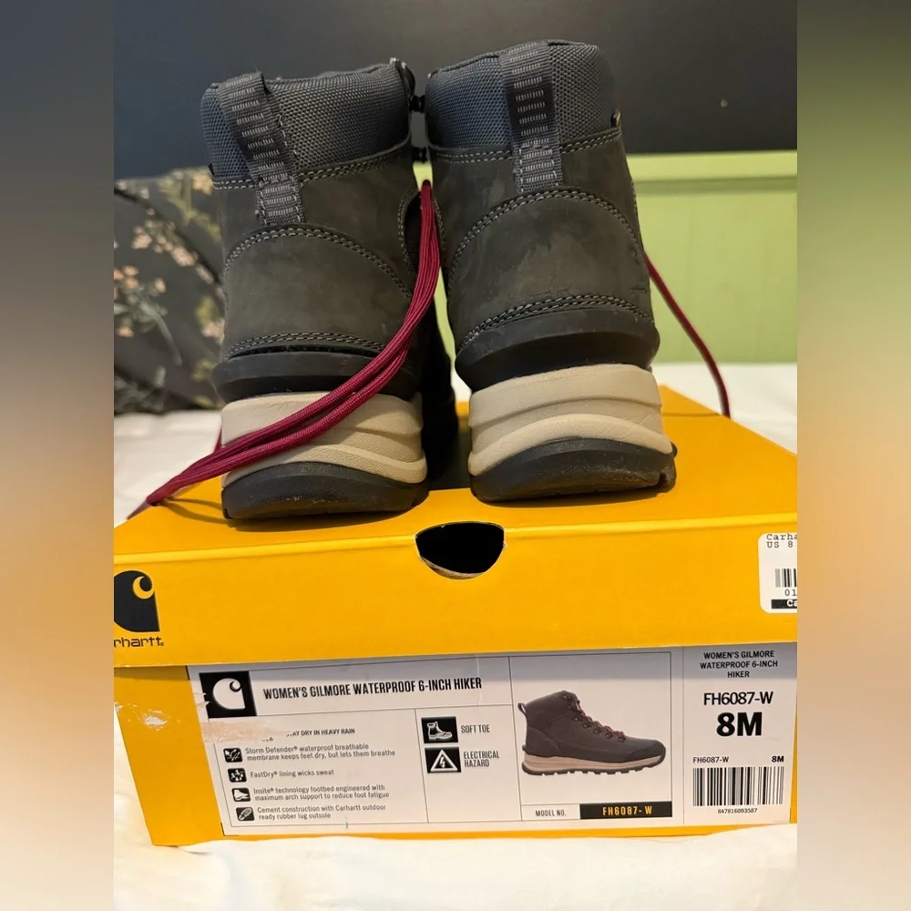 Carhartt Gray Hiking/work Boots - Picture 4 of 6